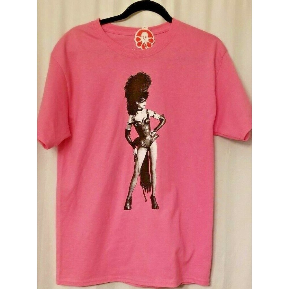 Dominatrix Punk Susan Bartsch New York Nightlife Icon T-Shirt Pink Size Medium